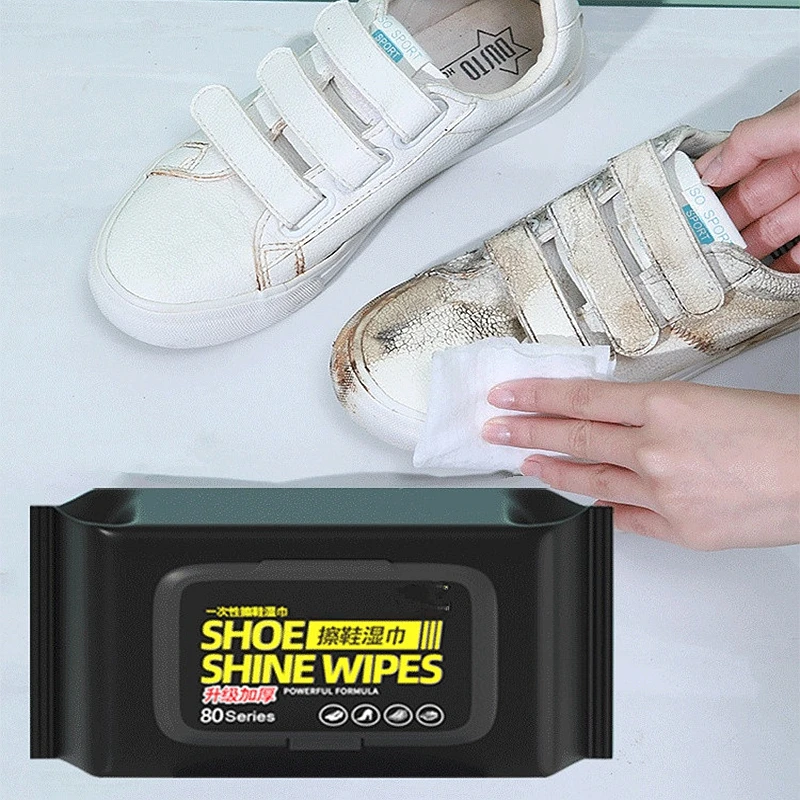 Sneaker Care White - Taşınabilir Dış Mekan Ayakkabı Temizleme Mendilleri