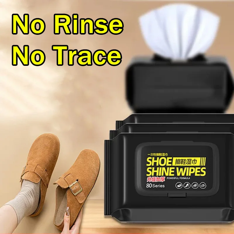 Sneaker Care White - Taşınabilir Durulama Gerektirmeyen Ayakkabı Temizleme Mendilleri